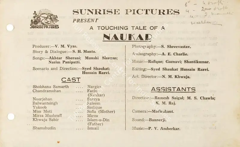 Naukar (1943): featured artwork