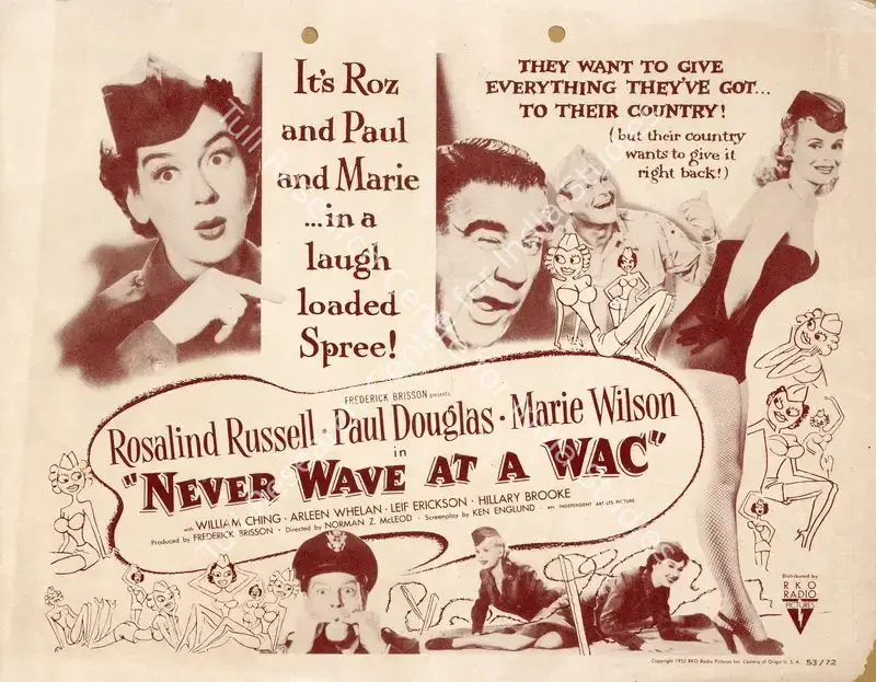 Never Wave at a Wac (1953): featured artwork