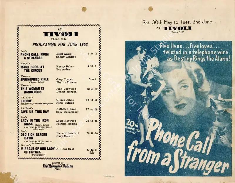 Phone Call from a Stranger (1952): featured artwork