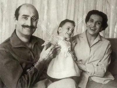 Unknown (Photographer). Jehangir and Shirin with their daughter Aafreed, n.d. | Contemporary Photograph