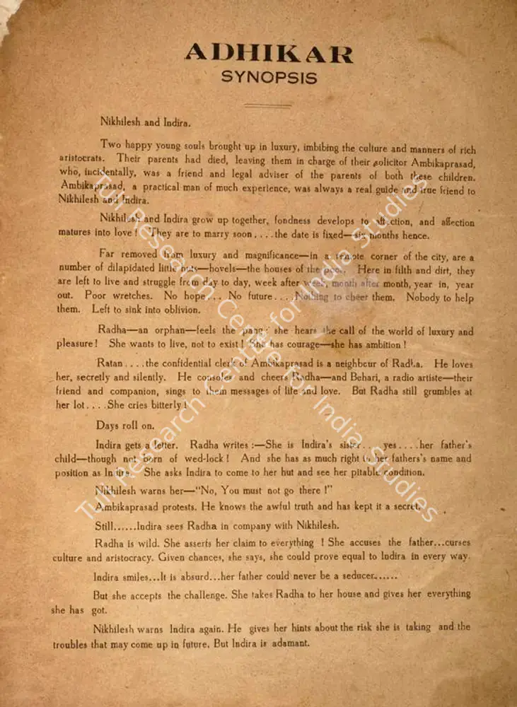 Adhikar (1938): featured artwork