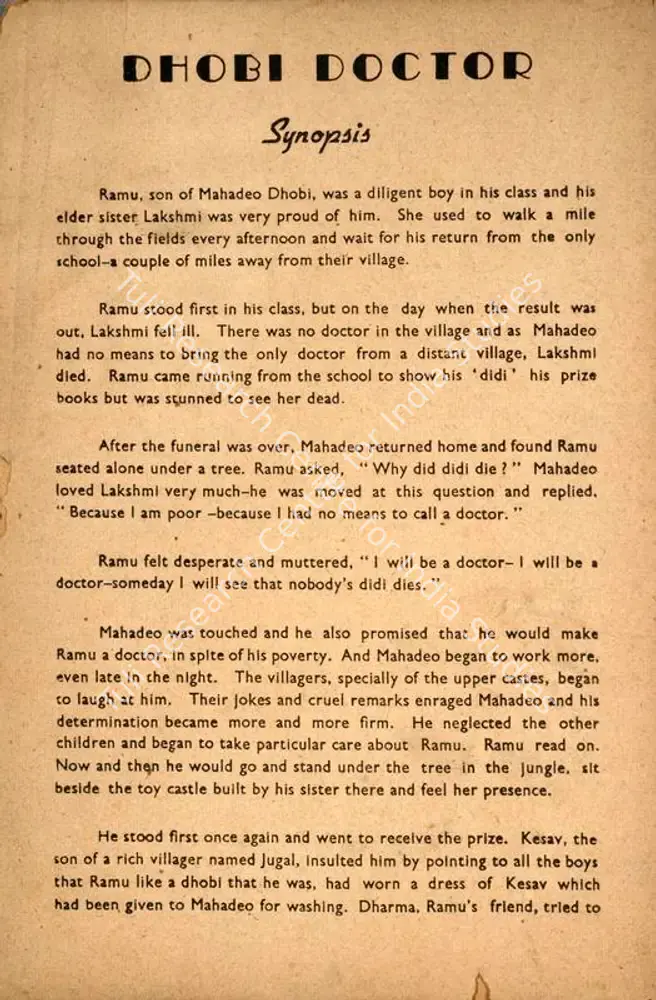 Dhobi Doctor (1954): featured artwork