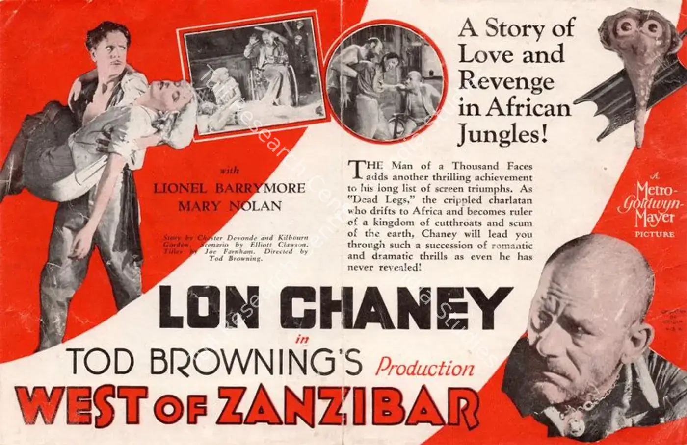 West of Zanzibar (1928): featured artwork