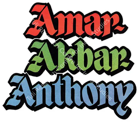 Amar Akbar Anthony (1977): title artwork