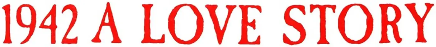 1942 A Love Story (1994): title artwork