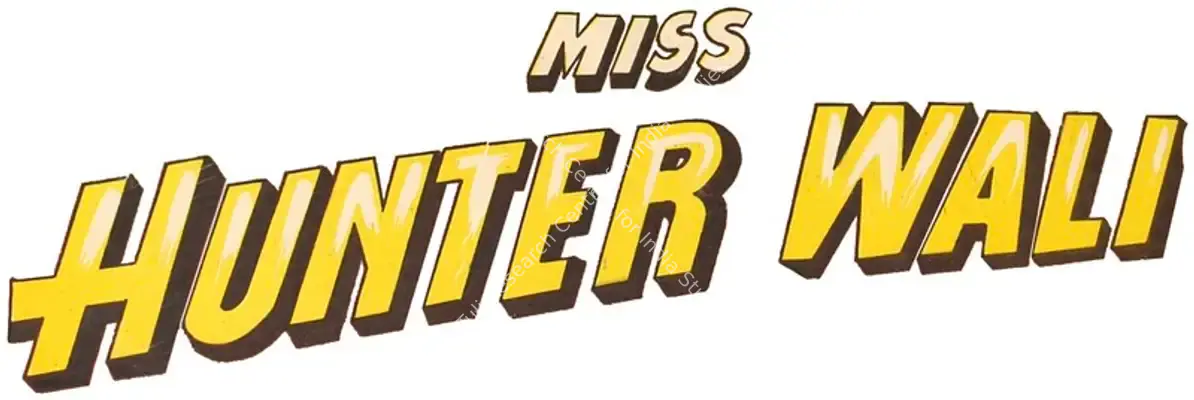 Miss Hunterwali (1959): title artwork