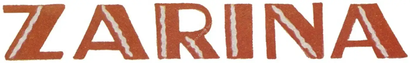Zarina (1932): title artwork