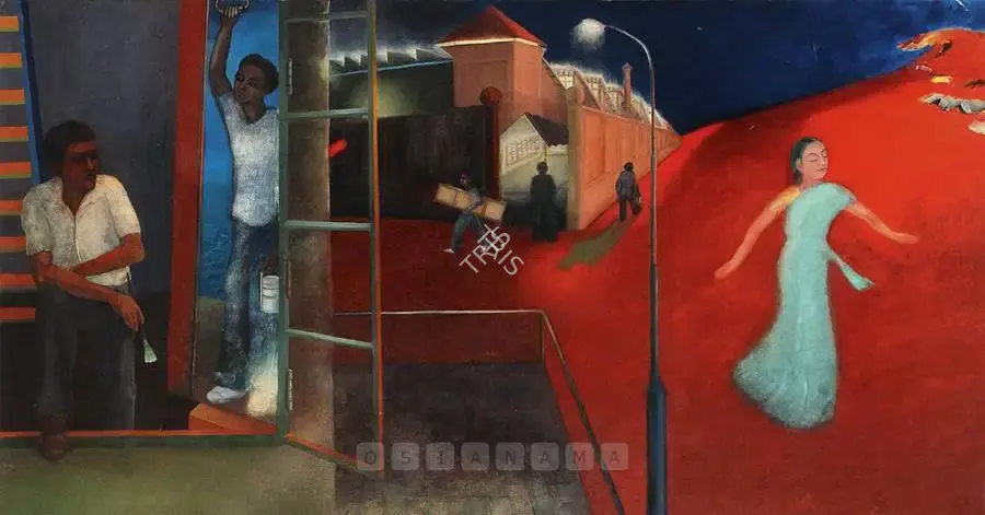 Sundaram, Vivan (Artist). Passage. Oil on canvas, 1981 | Painting  | 00880138