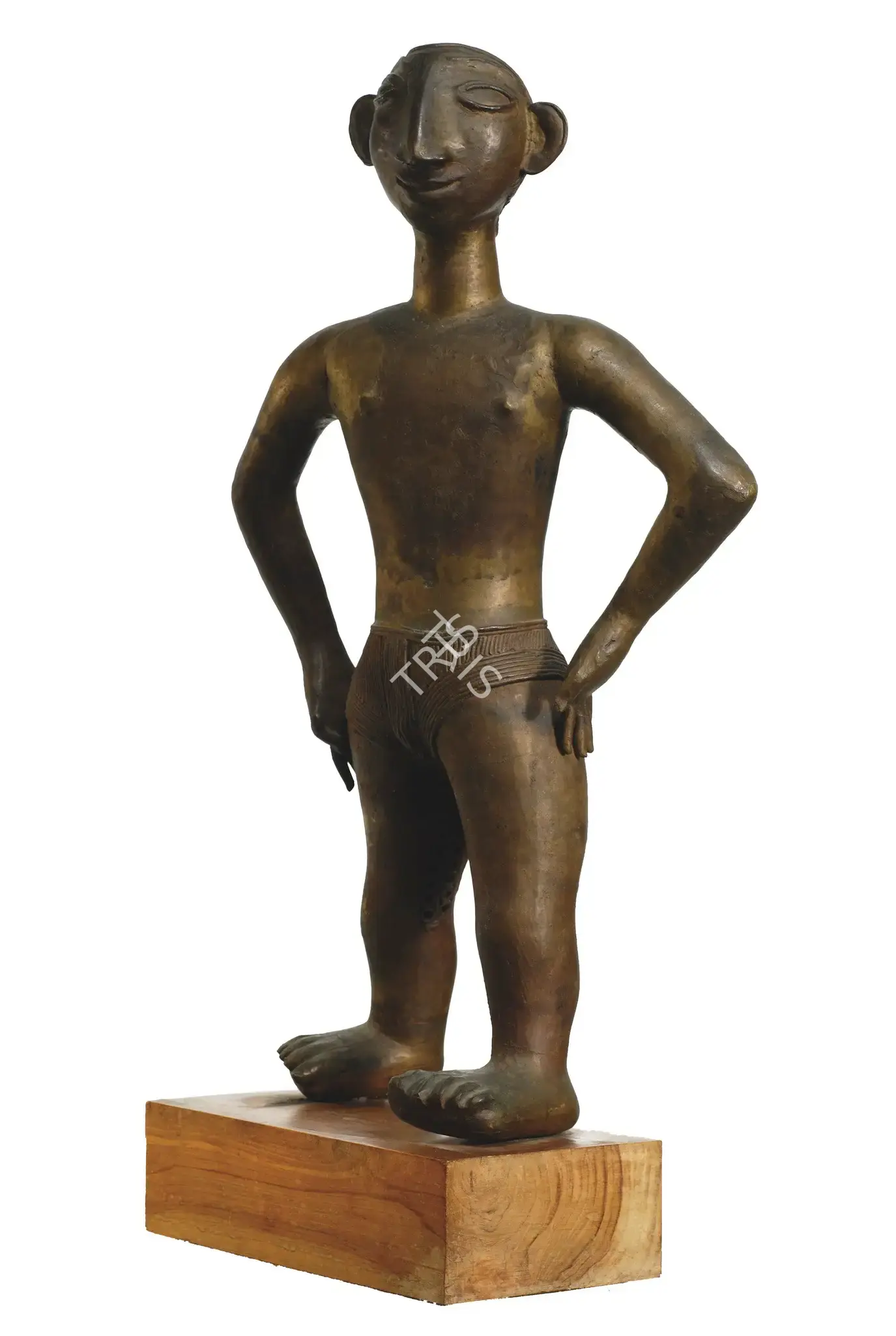 Mukherjee, Meera (Artist). Figure. Brass, late 1980s | Sculpture | FineArts | 00755841
