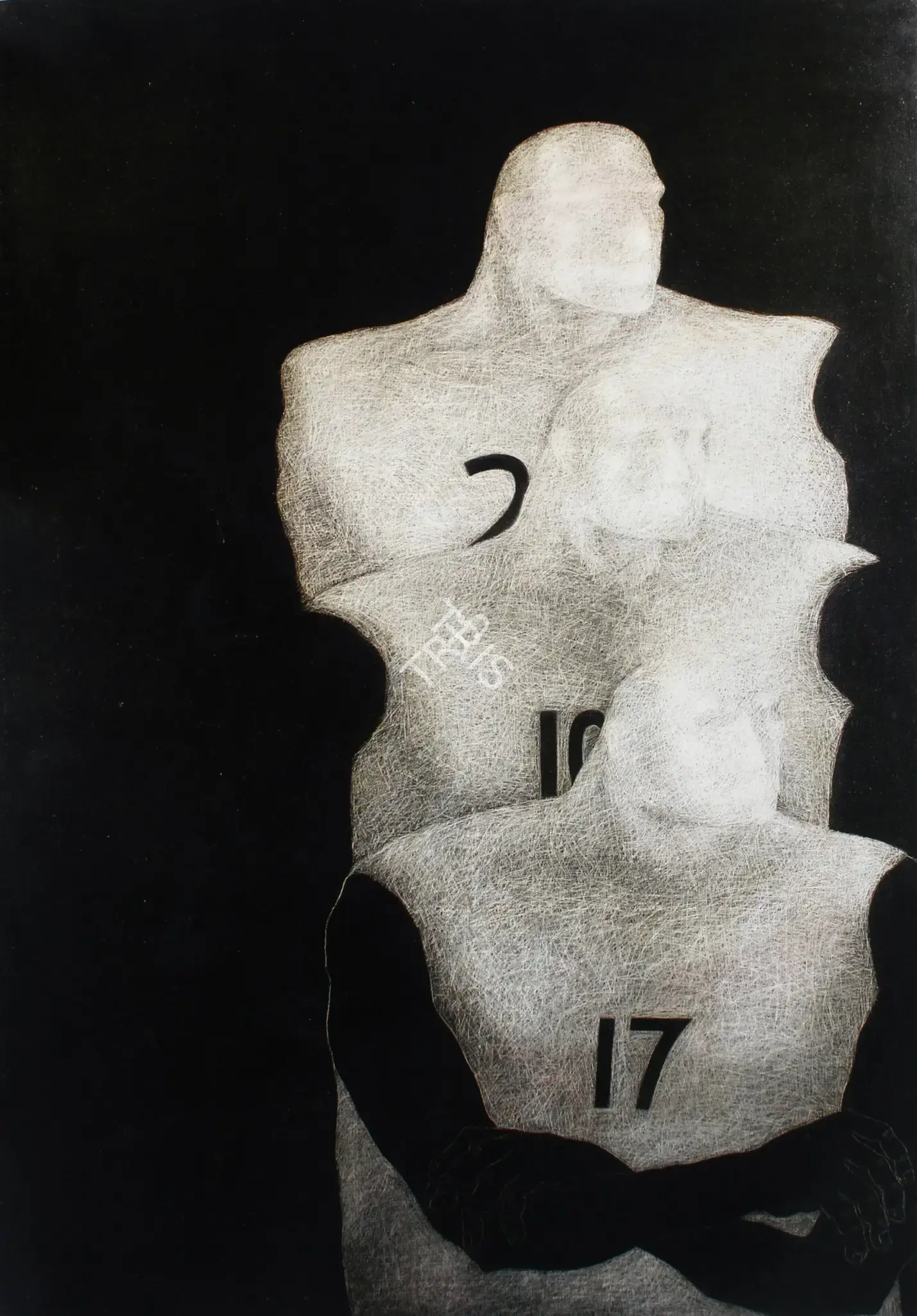 Broota, Rameshwar (Artist). Numbers. Oil on Canvas, 1979 | Painting  | 00880750