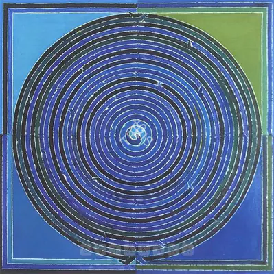 Raza, S.H. (Artist). Kundalini. Acrylic on canvas, 2001 | Painting | FineArts | 00597632