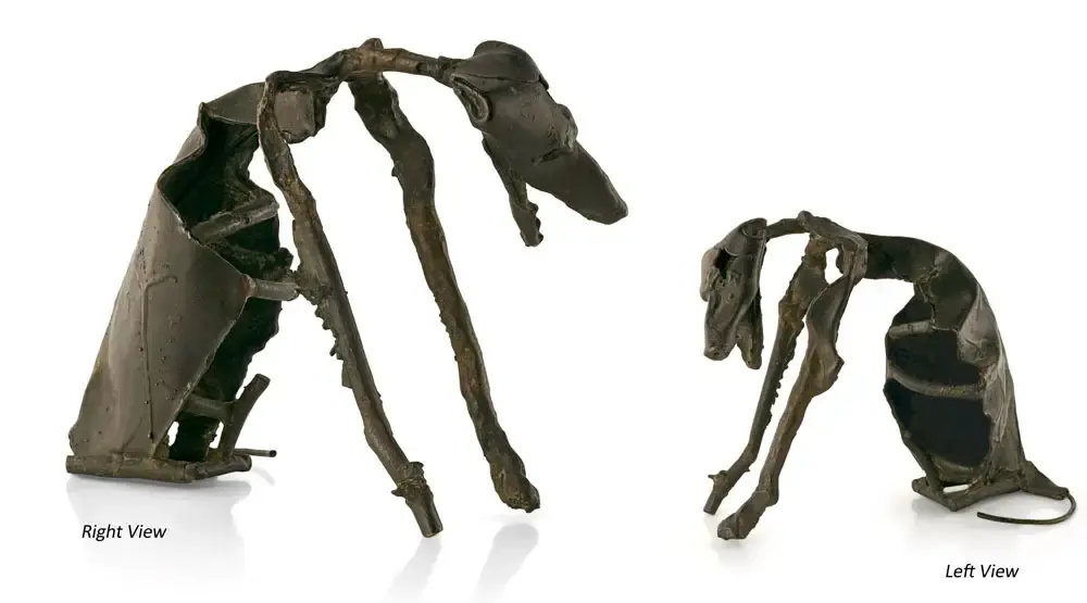 Hore, Somnath (Artist). Dog. Bronze, 1985 | Sculpture  | 00868126
