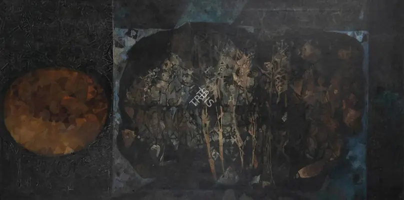 Ray, Shyamal Dutta (Artist). Untitled. Oil on canvas, late 1960s | Painting | FineArts | 00337295