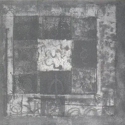 Swaminathan, J. (Artist). Geometry of Colour. Oil on canvas, 1965 | Painting | FineArts | 00371200