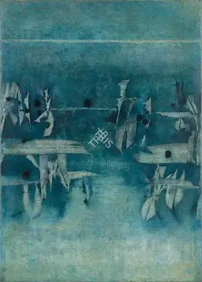 Gaitonde, V.S. (Artist). Untitled. Oil on canvas, 1969 | Painting | FineArts | 00416254