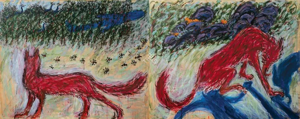 Ambalal, Amit (Artist). Silence Zone. Acrylic on canvas, 2018 | Painting | FineArts | 00362293