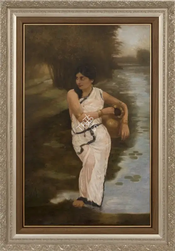 Mazumdar, Hemendranath (Artist). Untitled. Oil on canvas, circa 1928 | Painting | EconomicsArt | 00870044