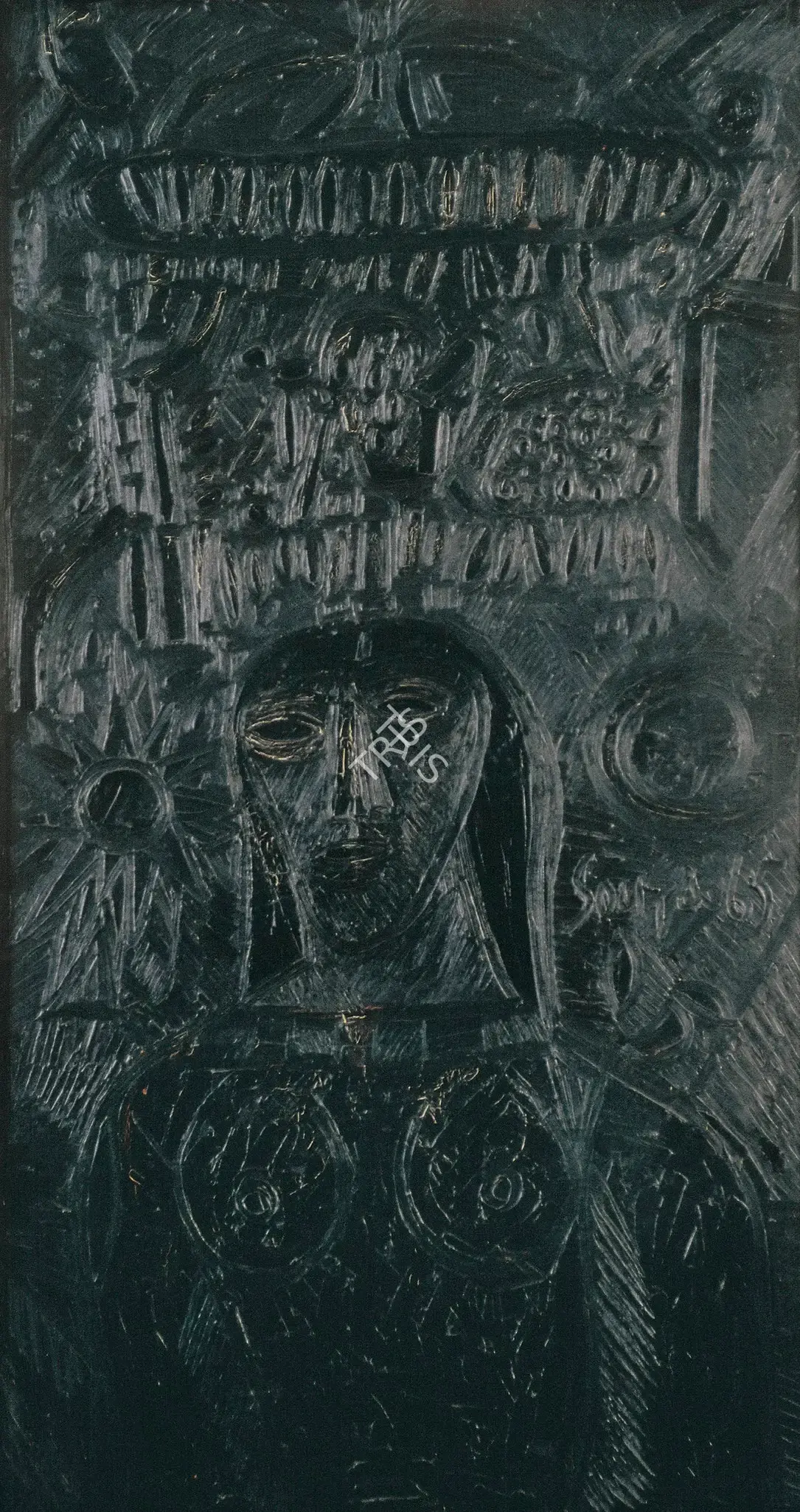 Souza, F.N. (Artist). Mystical Ebony. Oil on canvas, 1965 | Painting | FineArts | 00599433
