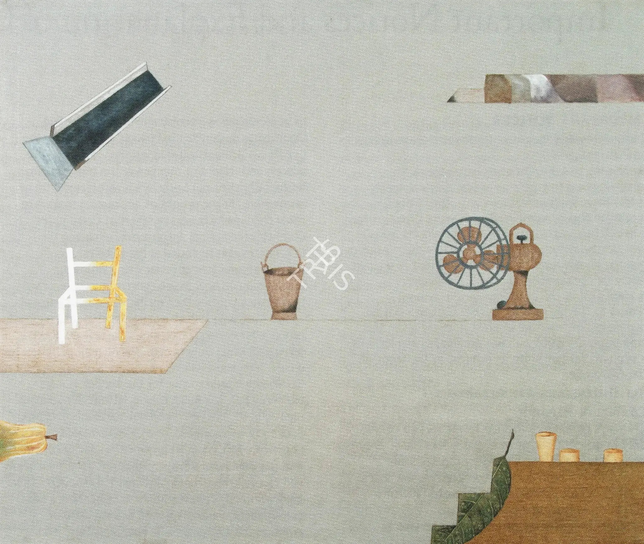 Barwe, Prabhakar (Artist). Fan The Flame. Enamel on canvas, 1991 | Painting | FineArts | 00598043
