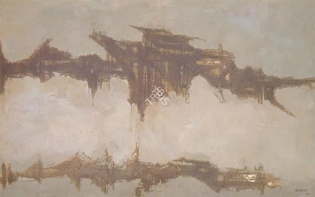 Ramkumar (Artist). Banares. Oil on canvas, 1962 | Painting | FineArts | 00371201