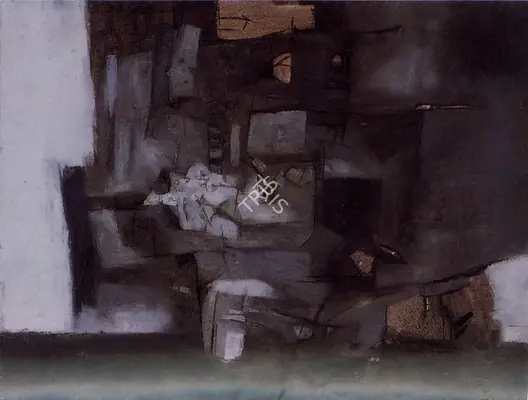 Ramkumar (Artist). Benares. Oil on canvas, 1967 | Painting | FineArts | 00371289