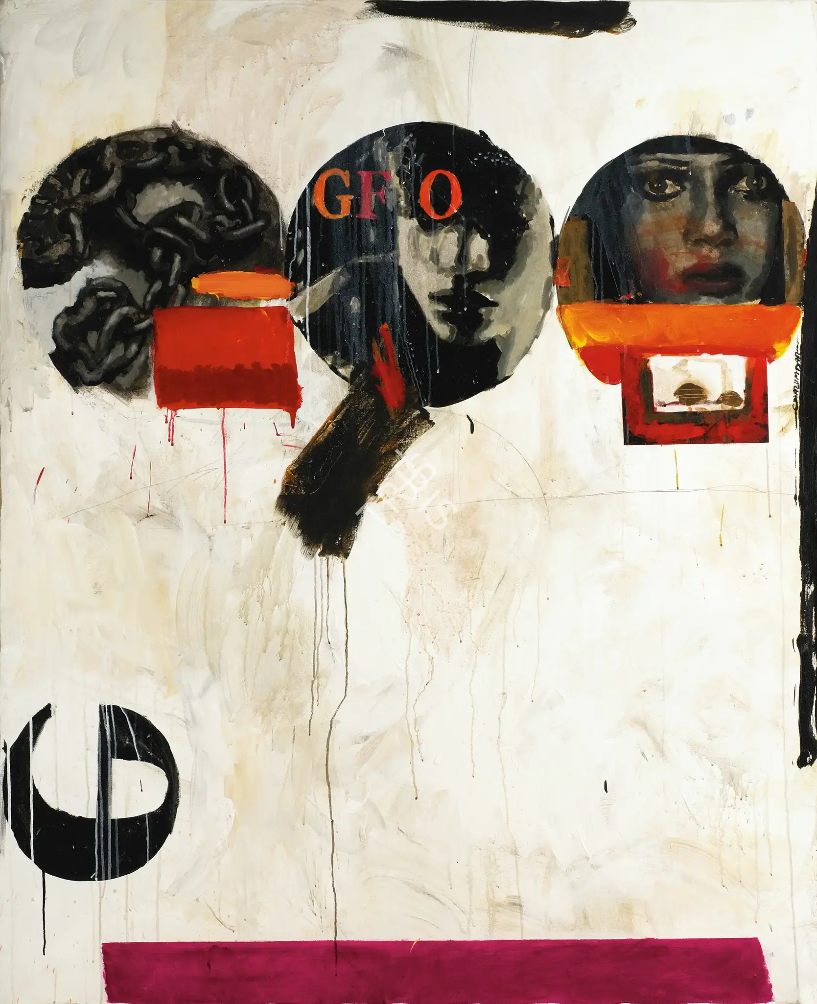 Rodwittiya, Rekha (Artist). Untitled. Acrylic on canvas, 2005 | Painting | FineArts | 00575214