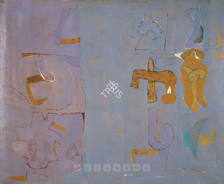 Kolte, Prabhakar (Artist). Untitled. Oil on canvas, 1982 | Painting | FineArts | 00599951