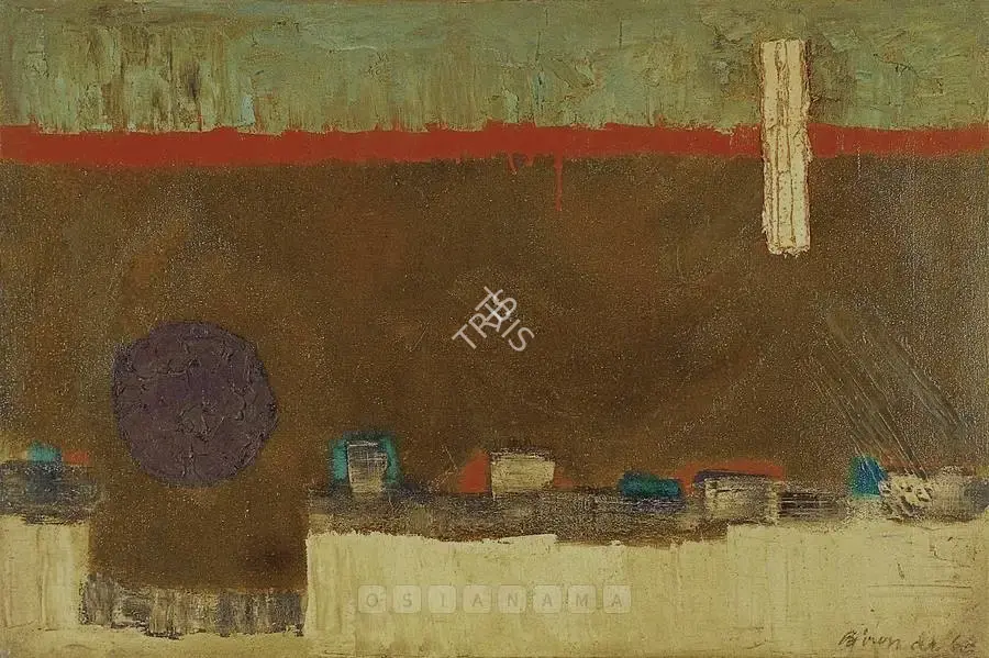 De, Biren (Artist). Untitled. Oil on canvas, 1963 | Painting  | 00881119