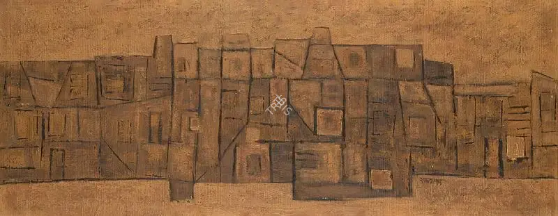 Ramkumar (Artist). Untitled. Oil on board, early 1960s | Painting | FineArts | 00337285