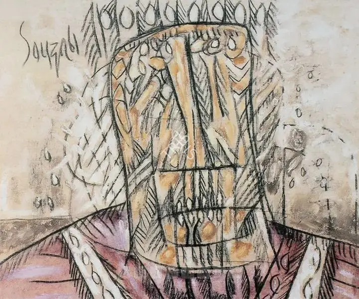 Souza, F.N. (Artist). Untitled. Oil on canvas, 1961 | Painting | FineArts | 00376165