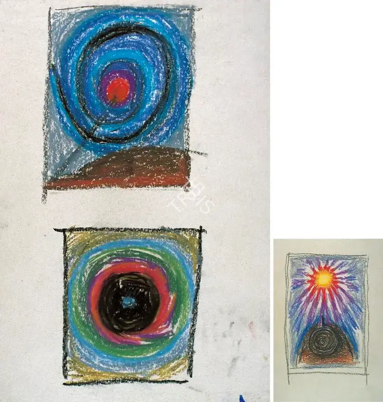 De, Biren (Artist). Sketchbook. Various media, mid 1980s | Drawing | FineArts | 00371708