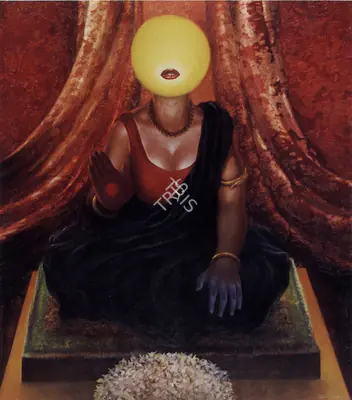 Bhattacharjee, Bikash (Artist). Untitled. Oil on canvas, 1979 | Painting | FineArts | 00371768