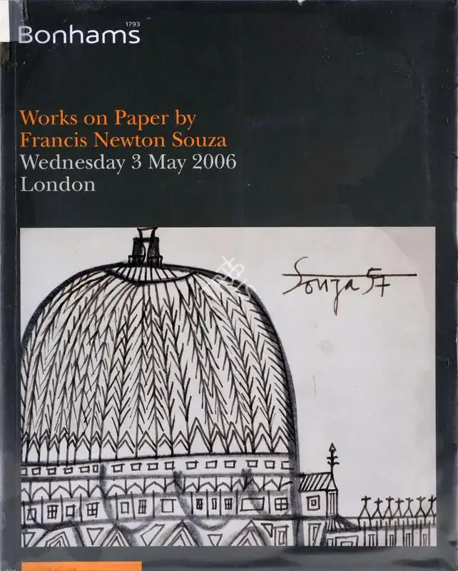 Bonhams (Auction House). Works on Paper by Francis Newton Souza. 03 May 2006, London | Auction Catalogue | EconomicsArt | 00861935