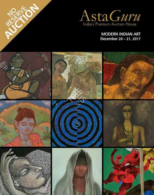 Asta Guru (Auction House). Modern Indian Art (No Reserve Auction). 21 December 2017, Mumbai | Auction Catalogue | EconomicsArt | 00862251