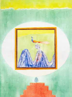 Swaminathan, J. (Artist). Untitled. Oil on canvas, 1974 | Painting | FineArts | 00373520