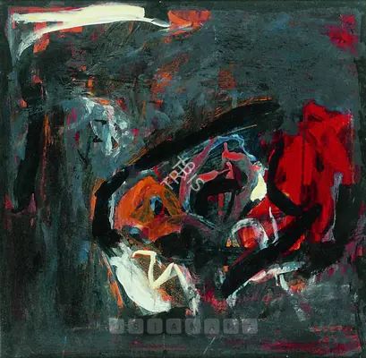 Raza, S.H. (Artist). Mountain. Acrylic on board, 1973 | Painting | FineArts | 00376656