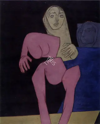 Mehta, Tyeb (Artist). Untitled. Oil on canvas, 1976 | Painting | FineArts | 00371734