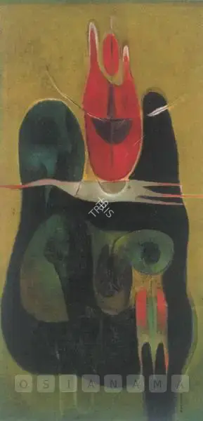 Dasgupta, Bimal (Artist). Untitled. Oil on canvas, 1971 | Painting | FineArts | 00598165