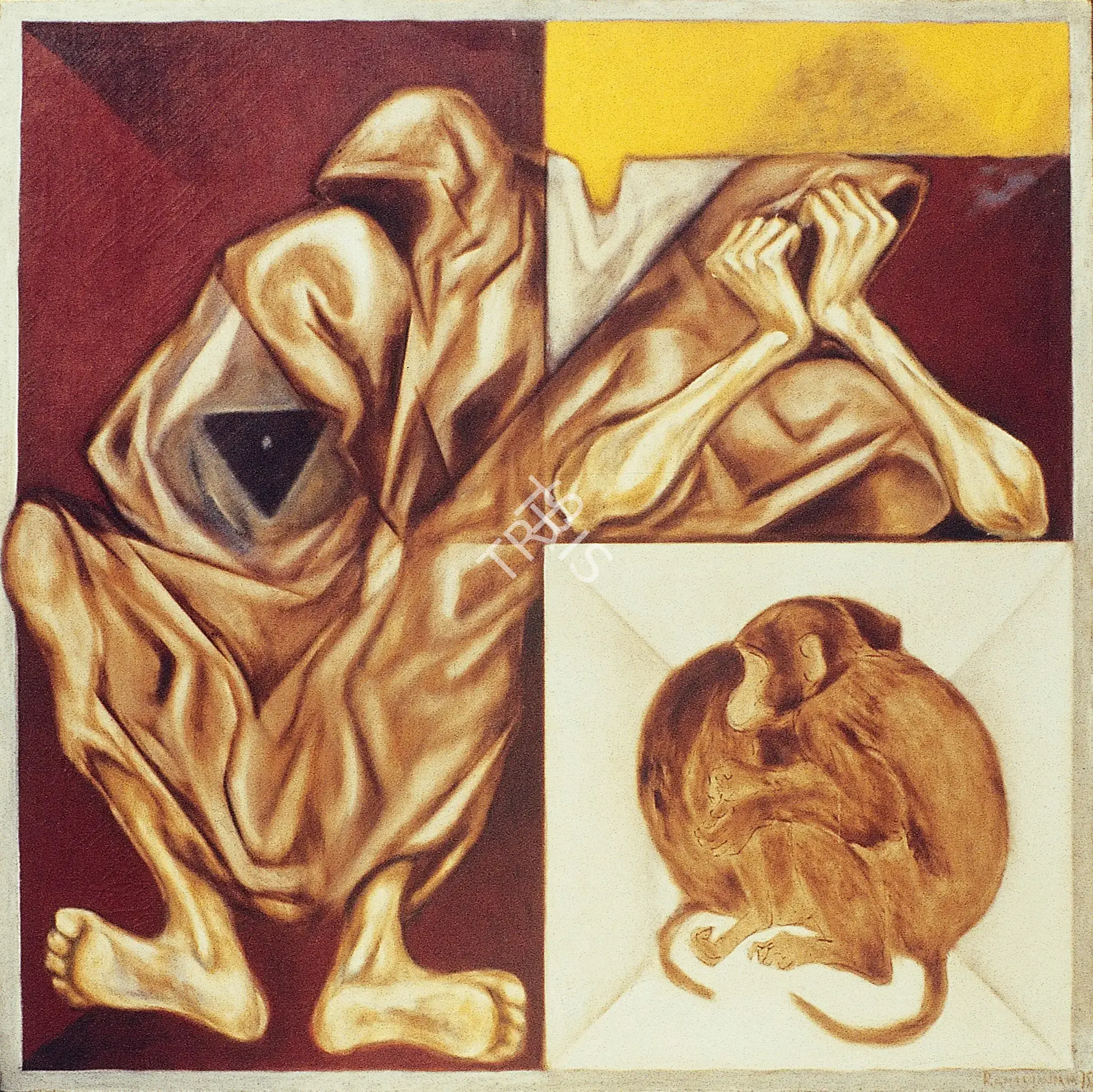 Ramachandran, A. (Artist). The Cage. Oil on canvas, 1975 | Painting | FineArts | 00375827