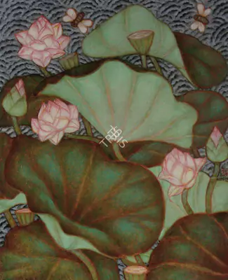 Ramachandran, A. (Artist). Untitled (Lotus Pond). Oil on canvas, 1998 | Painting  | 00881476