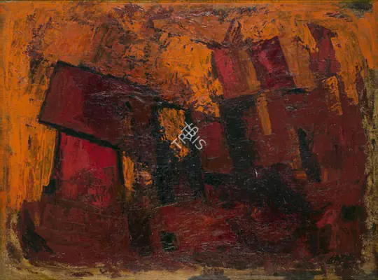 Gade, H.A. (Artist). Untitled. Oil on canvas, 1961 | Painting | FineArts | 00332626