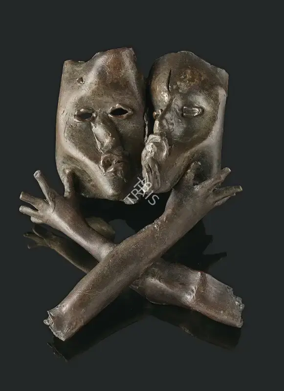 Hore, Somnath (Artist). Brothers. Bronze, 1991 | Sculpture | EconomicsArt | 00872539