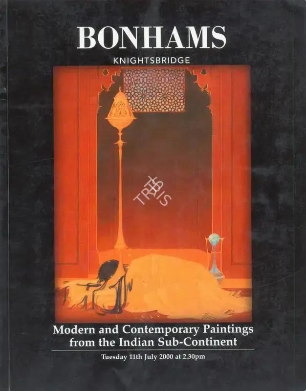 Bonhams (Auction House). Modern and Contemporary Paintings from the Indian Sub-Continent. 11 July 2000, London | Auction Catalogue | EconomicsArt | 00861865