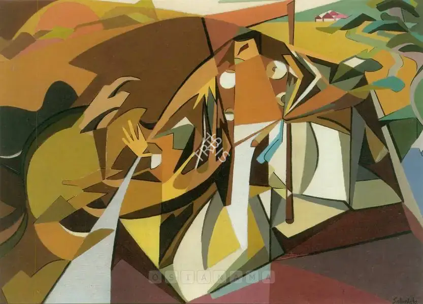 Sabavala, Jehangir (Artist). Benkei II. Oil on canvas, 1955 | Painting  | 00877738