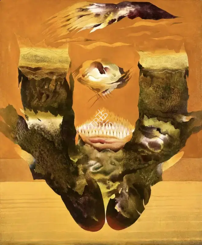 Dasgupta, Bimal (Artist). Fantasy. Oil on canvas, 1984 | Painting | EconomicsArt | 00870675