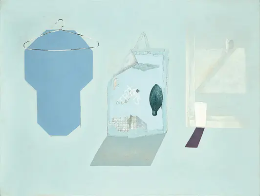 Barwe, Prabhakar (Artist). Canvas Bag. Oil on canvas, 1990 | Painting | FineArts | 00338258