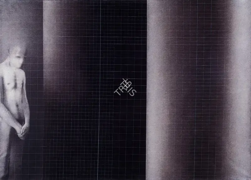 Broota, Rameshwar (Artist). Man [14th]. Oil on canvas, 1983 | Painting | FineArts | 00371762