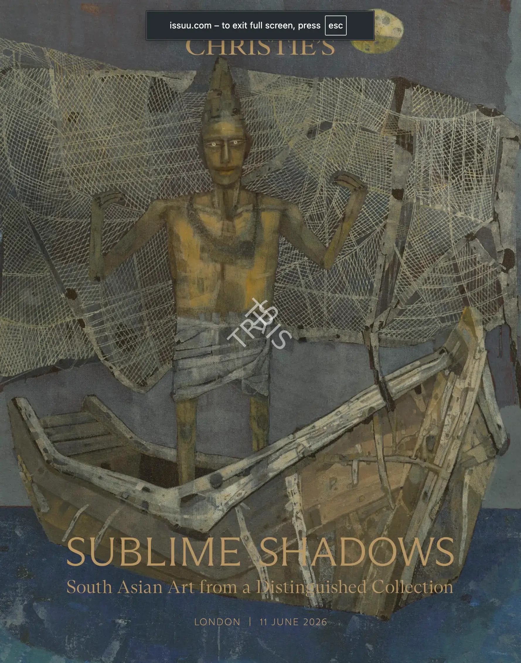Christie's (Auction House). Sublime Shadows - South Asian Art from a Distinguished Collection. 11 June 2026, London | Auction Catalogue | EconomicsArt | 00892109