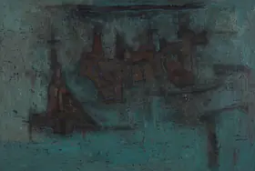 Ramkumar (Artist). Untitled (Boats), 1968-1969 | Painting