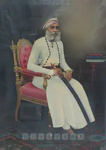 Sharma, K.R. (Artist). Portrait Of A Raja, early 1930s | Painting